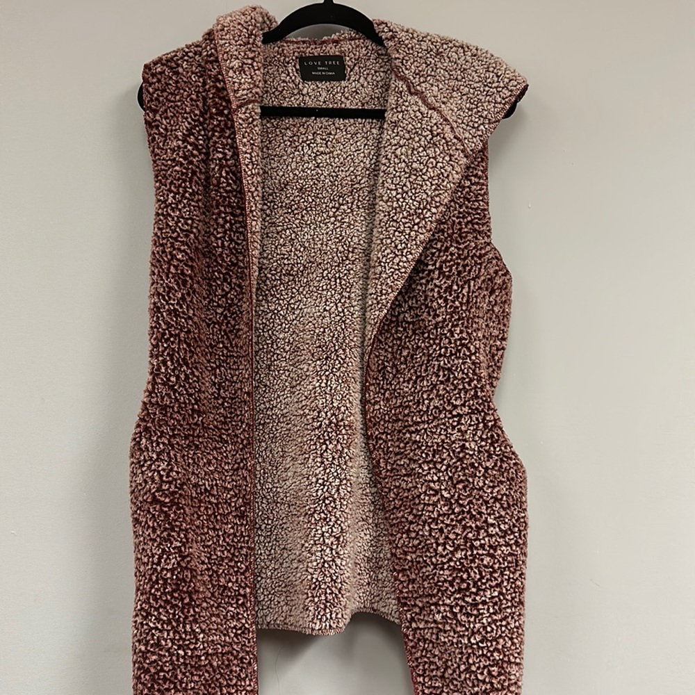 Sherpa Vest with Hood